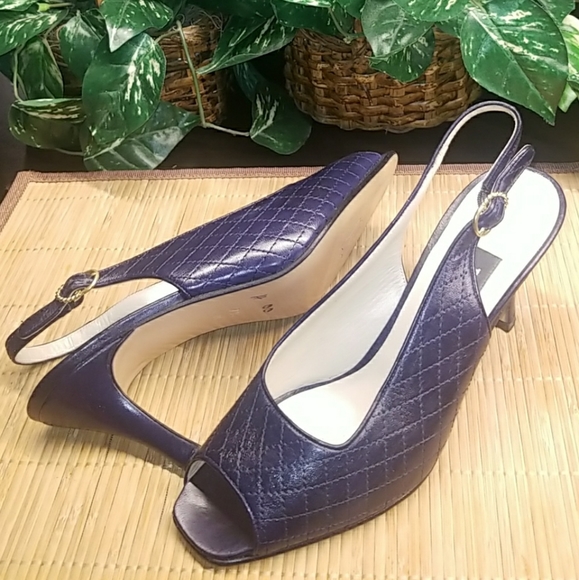 Bally Peep toe Kitten Heel Shoes - Picture 2 of 7